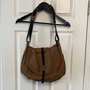 Leather Brown Tan Shoulder Bag- RNY- Revel New York. New without tags.